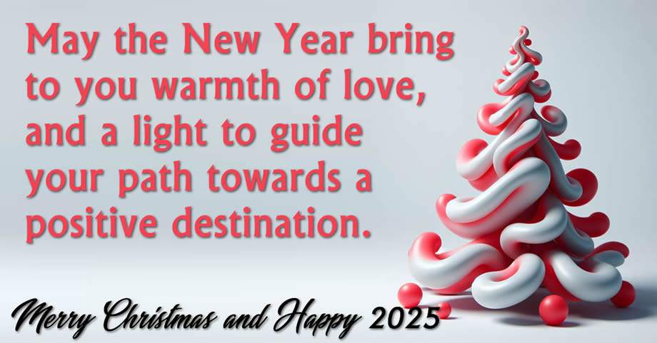 image to be used as a greeting card with a nice Happy New Year message.