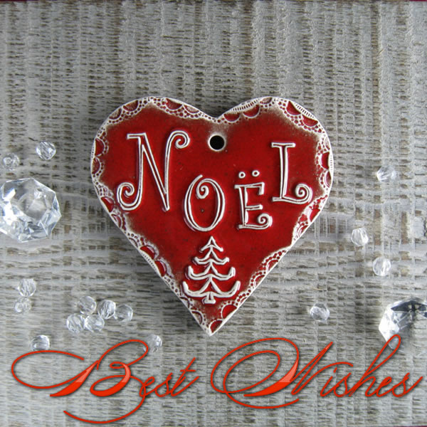 image with a heart and written Noël inside, or Christmas in French