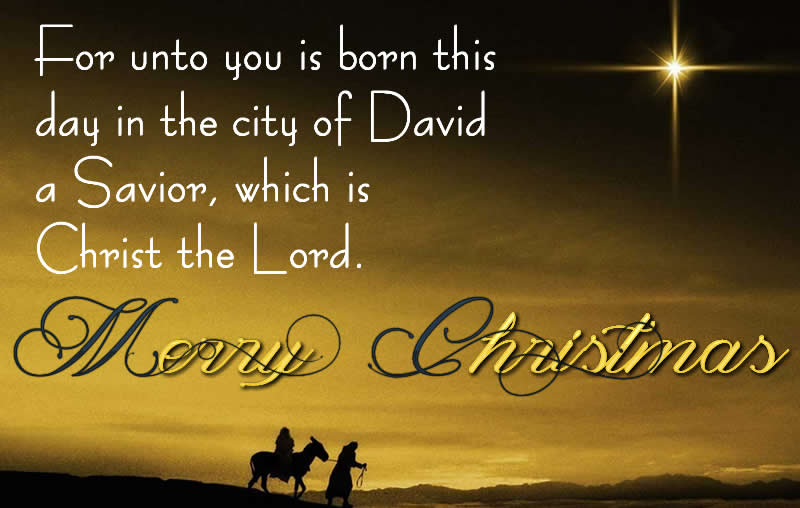 Here is the good news of Christmas: God loves us a point that wanted to be in Jesus Christ, born in humanity and in poverty, one of us, among us, equal to us, a man like us: Today in the city of David a Savior is born for you. It is Christ, the Lord. (Luke 2:11)